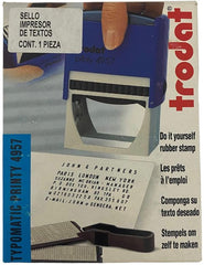 Sello Tinta Automática Printy c/2 Imprentillas 8 Líneas 63×43mm Trodat® 4957 [Pieza] 92399741404 2