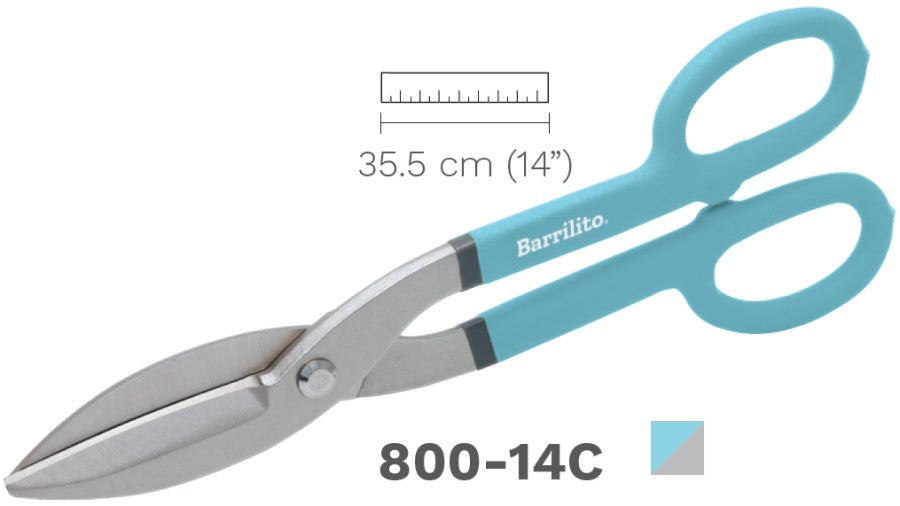 Tijera Hojalatera Hojalatera 14" Barrilito® 800-14C [Pieza] 7501214902881