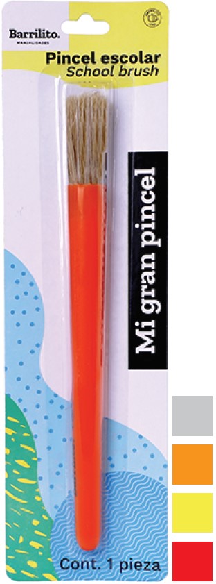 Pincel p/Manualidades Preescolar Barrilito® PEB4 [Pieza] 7501214955887