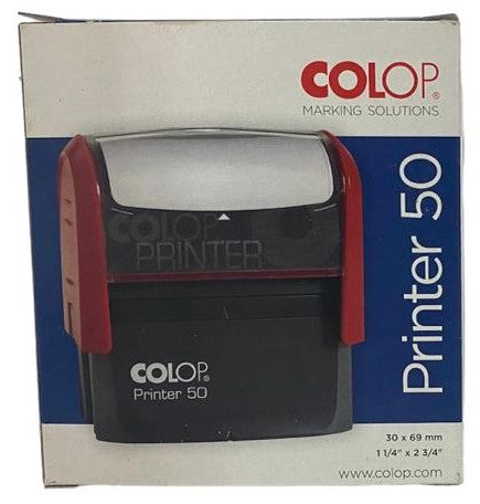 Sello Tinta Automática Colop 69×30mm Colop® PRINTER50 [Pieza] 9004362309536