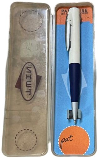 Sello-Bolígrafo Twin™ Blanco-Azul Osc 35×7mm Goldring® 310175 Pieza 92399814450 01