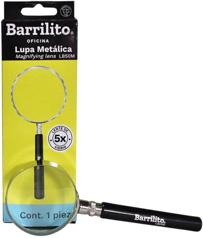 Lupa Metálica ×5 ø50mm Barrilito® LB50M Pieza 7501214907756 01