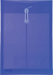 Sobre p/DocumentoPlástico Vertical c/Hilo Azul Translúcid Oficio Barrilito® 120VOA [Pieza] 7501214974642