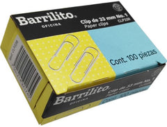 Clips Estandar c/100 #1 33mm Barrilito® CLP33R Caja 7501214988212 02