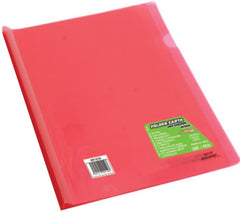 Fólder Plástico Costilla Rojo Carta Barrilito® QC1R. [Pieza] 7501214921103