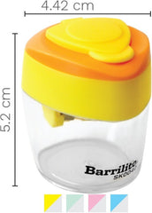 Sacapuntas de Plástico Triangular c/Tapa Doble Colores c/Deposito Barrilito® SK0040 [Pieza] 7501214900405
