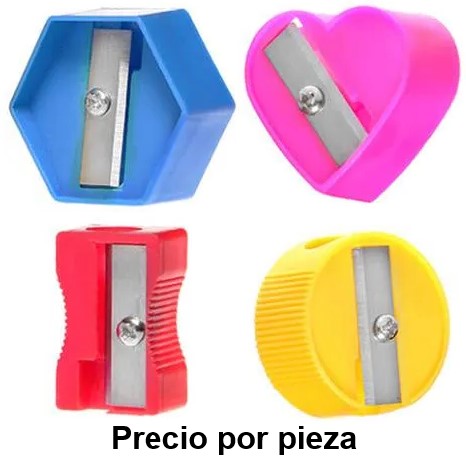 Sacapuntas de Plástico Figuras Colores Barrilito® SPTMX [Pieza] 7501214900221