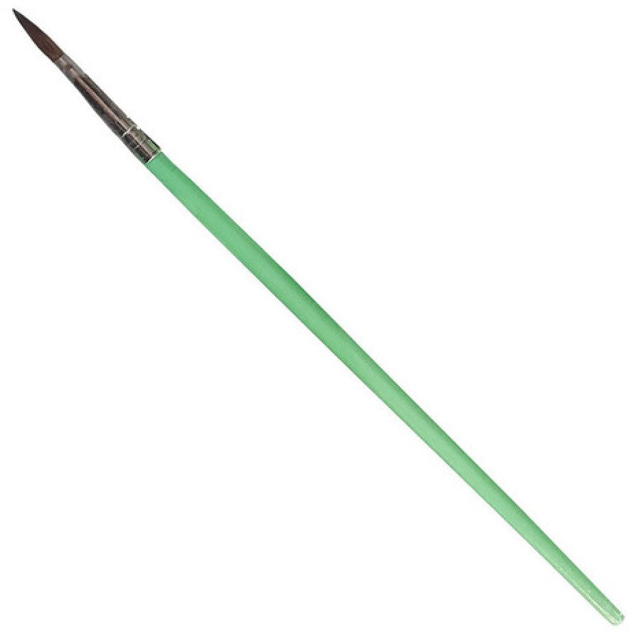 Pincel p/Acuarela Escolar Pelo de Pony #4 Verde Delta® PD4 [Pieza] 7501214962052