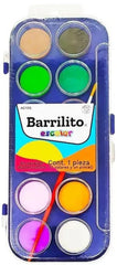 Acuarelas en Plástico Económica Colores c/12 Barrilito® AC12G [Pieza] 7501214905943