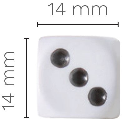 Dado de Plástico Colores 14mm Barrilito® DS14 [Pieza] 7501214926542