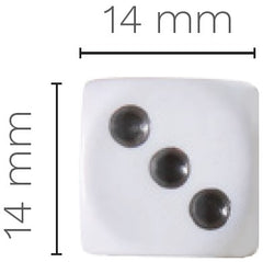Dado de Plástico Colores 14mm Barrilito® DS14 [Pieza] 7501214926542