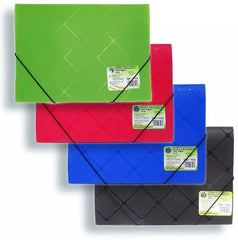 Fólder Plástico t/Cartera c/Ligas Colores Oficio Barrilito® Q10 [Pieza] 7501214975069