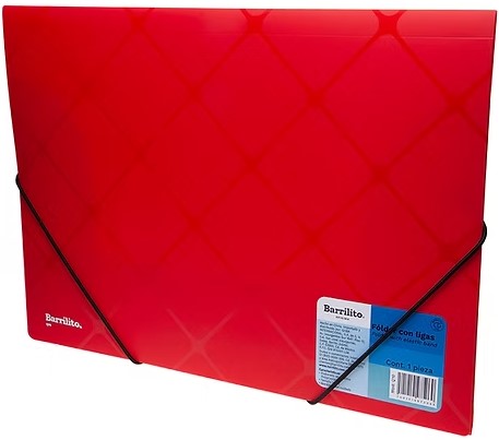Fólder Plástico t/Cartera c/Ligas Colores Oficio Barrilito® Q10 [Pieza] 7501214975069 3