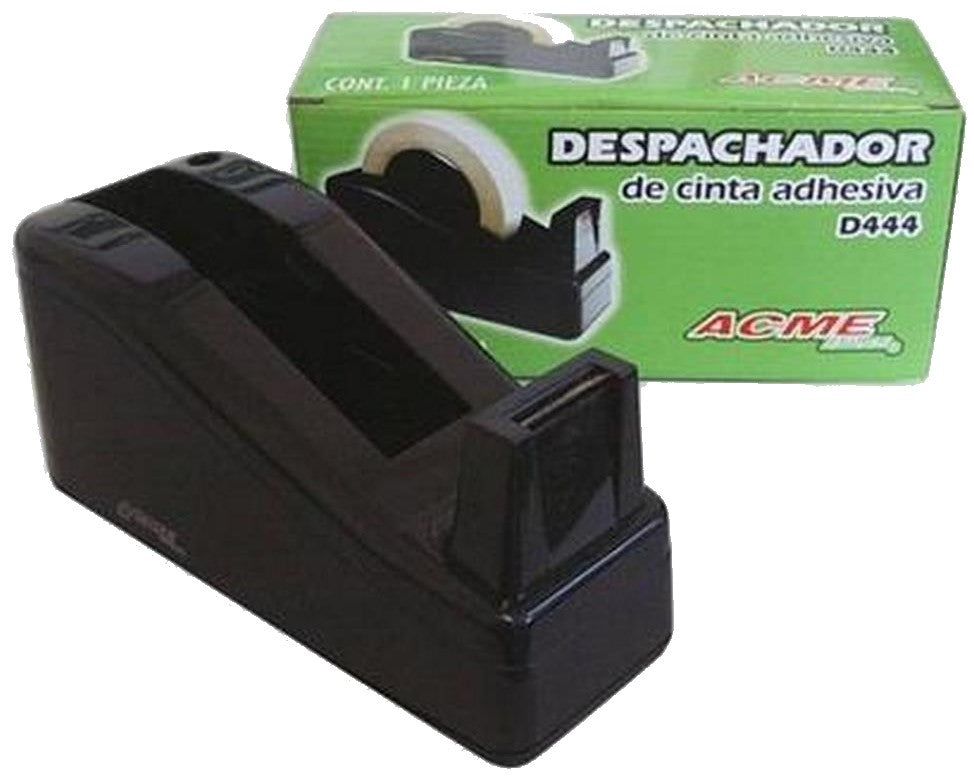 Despachador p/Cinta Plástico Negro Dual Barrilito® D444 [Pieza] 7501214901914