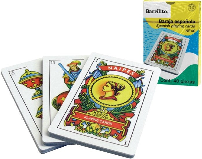 Baraja Española 40 Naipes Barrilito® NE40 [Pieza] 7501214929093