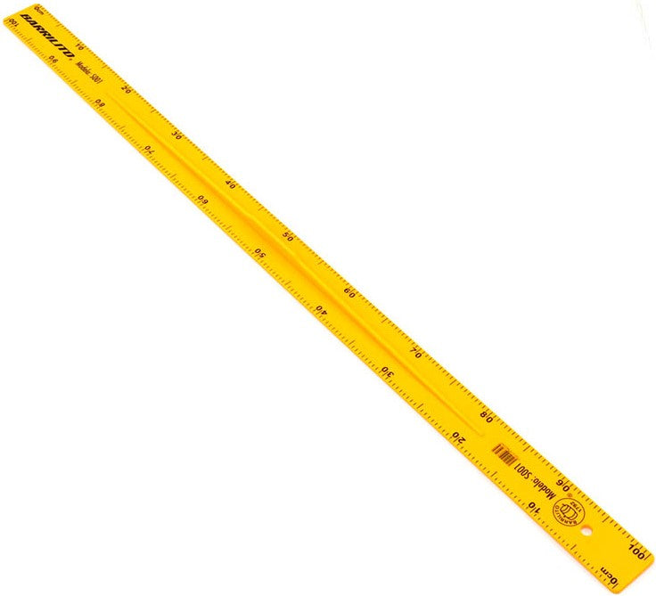 Regla Plástico 100cm Barrilito® S001 [Pieza] 7501214963264