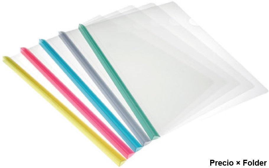 Fólder Plástico Costilla Colores Oficio Barrilito® QO355. [Pieza] Imagen secundaria del producto