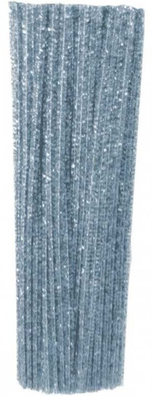 Limpiapipas c/100 Plata Metálico 0.6×30cm Barrilito® P019 Pieza 7501214924524 01