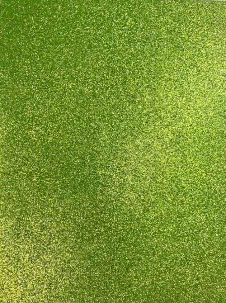 Foamy c/Diamantina Carta Verde Hoja Carta Barrilito® FCG012 Pieza 7501214969242 01