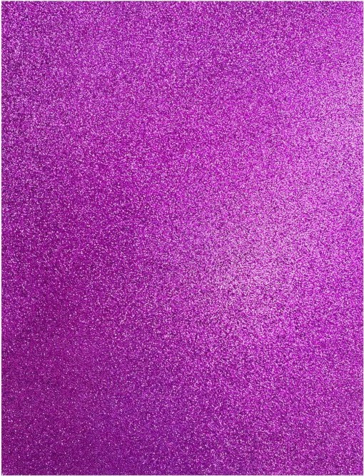 Foamy c/Diamantina Carta Morado Carta Barrilito® FCG007 Pieza 7501214969198 01