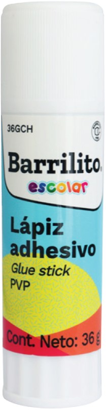 Adhesivo tipo Lápiz Blanco 36g Barrilito® 36GCH Pieza 7501214968252 01
