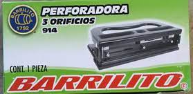 Perforadora Triple Trabajo Pesado Carta Barrilito® 914 [Pieza] 7501214900269 2