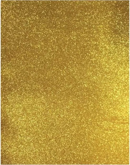 Foamy c/Diamantina Pliego 4 Cartas Oro 43×56cm Barrilito® FD4C013 Hoja 7501214979708 01