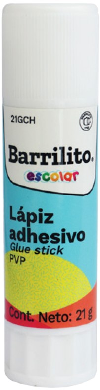 Adhesivo tipo Lápiz Blanco 21g Barrilito® 21GCH Pieza 7501214968238 01