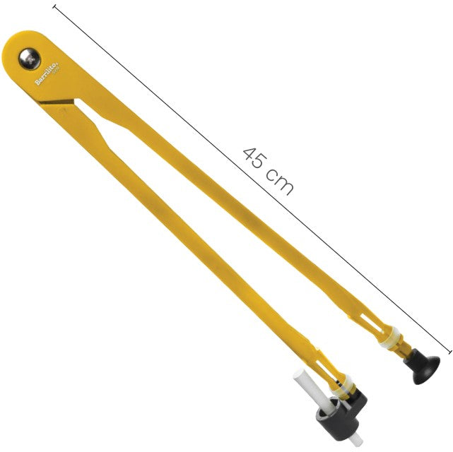 Compás p/Pizarrón c/Adaptador Plástico 45cm Barrilito® S010 [Pieza] 7501214963301
