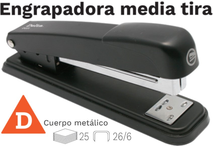 Engrapadora ½ Tira Metálica Delta® DE01 [Pieza] 7501214923459
