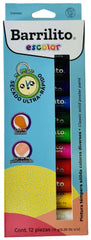 Pintura Témpera Solida En Barra Solida c/12 Colores Barrilito® TEM0590 [Paquete] 7501214905905 3
