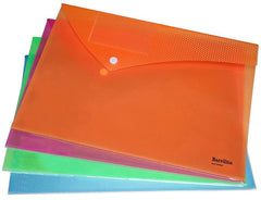 Sobre p/DocumentoPlástico Horizontal c/Broche ColoresTransluz Carta Barrilito® 8200A4 [Pieza] 7501214982005
