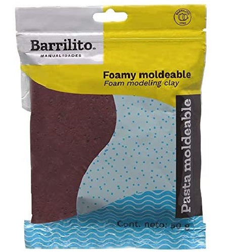 Foamy Moldeable 50g Chocolate Barrilito® 8640FMCH Pieza 7501214986409 01