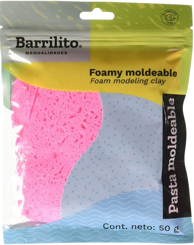 Foamy Moldeable 50g Fucsia Barrilito® 8642FMFI Pieza 7501214986423 01