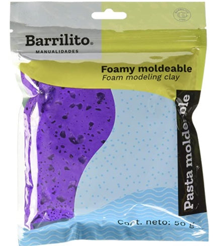 Foamy Moldeable 50g Morado Barrilito® 8644FMMO Pieza 7501214986447 01