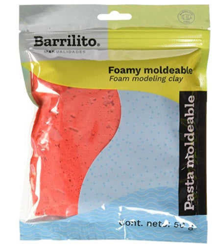 Foamy Moldeable 50g Rojo Barrilito® 8648FMRO Pieza 7501214986485 01