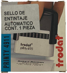 Sello Tinta Automática Printy p/Texto 38×14mm Trodat® 4911 [Pieza]