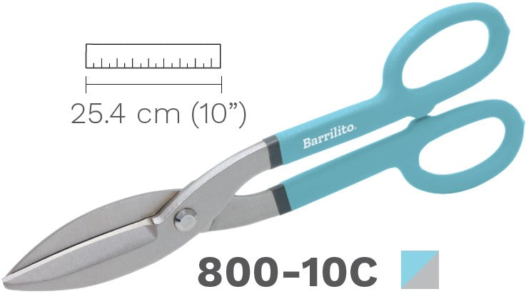 Tijera Hojalatera Hojalatera 10" Barrilito® 800-10C [Pieza] 7501214902867