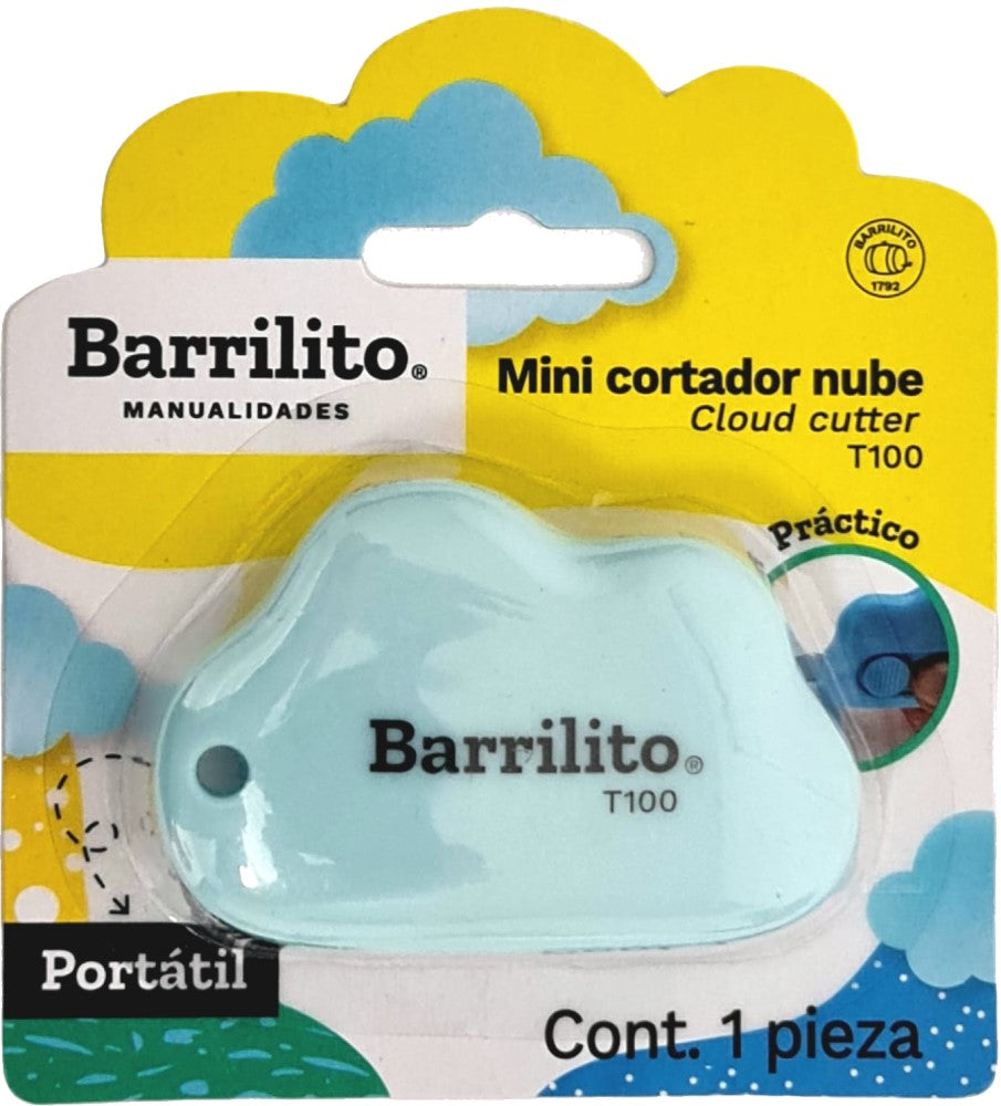 Cuchilla Retráctil Nube Colores Mini Barrilito® T100 [Pieza] 7501214987956 3