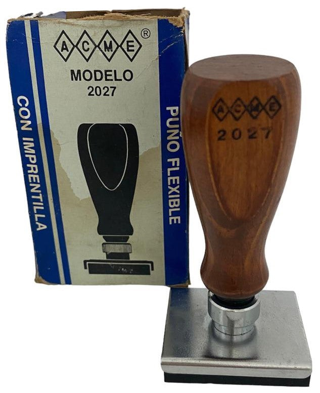 Sello Fechador Puño Flexi 40×50mm Barrilito® 2027 [Pieza] 7501214901068