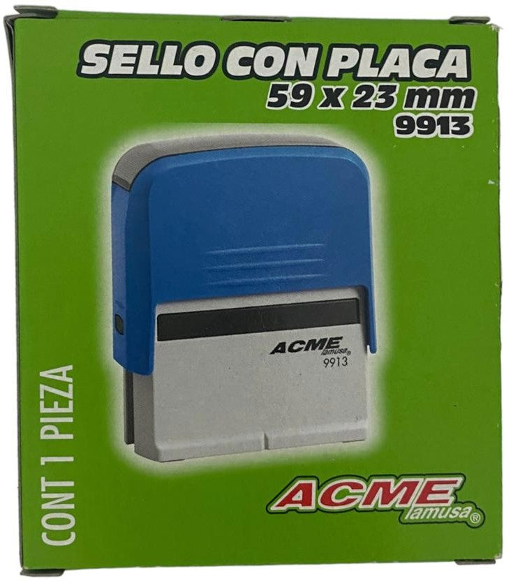 Sello Tinta Automática Printer 59×23mm Barrilito® 9913 [Pieza] 7501214970729 Imagen principal del producto