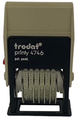 Sello Numerador Tin.Auto 6 Bandas 4mm Print Trodat® 4746/4846 [Pieza] 92399602095