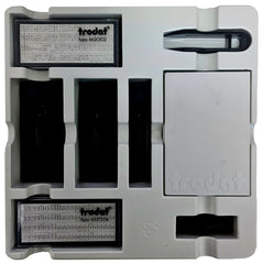 Imprentillas 6204 c/4 placas y cojin 6mm Mayusculas minusculas Trodat® 67971 [Pieza] 92399679714 2