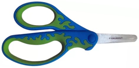 Tijera Escolar Punta Roma Softgrip 5¼" Colores Fiskars® 12-9422 [Pieza] 78484094228