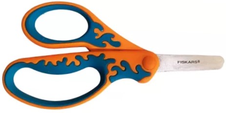 Tijera Escolar Punta Roma Softgrip 5¼" Colores Fiskars® 12-9422 [Pieza] 78484094228 3