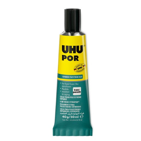 Adhesivo p/Poliestireno Transparente 50ml UHU® POR-UHU [Pieza] 4026700403596