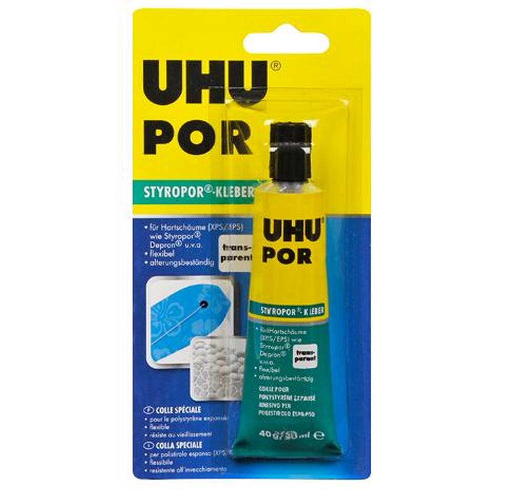 Adhesivo p/Poliestireno Transparente 50ml UHU® POR-UHU [Pieza] 4026700403596 2