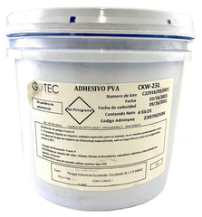 Adhesivo p/Encuadernar CKW-231-B Blanco 4kg GOTEC® Contenedor plástico 7501028835252 01