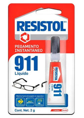 Adhesivo Instantáneo 911 Liquido 2g Resistol® [Pieza] 7501199402727