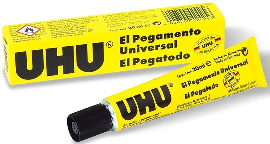 Adhesivo Tubo 12 Transparente 20ml UHU® [Pieza] 4026700424256